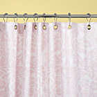 Pink Floral Shower Curtain